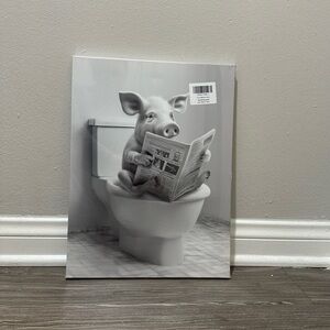 Pig Bathroom Wall Decor